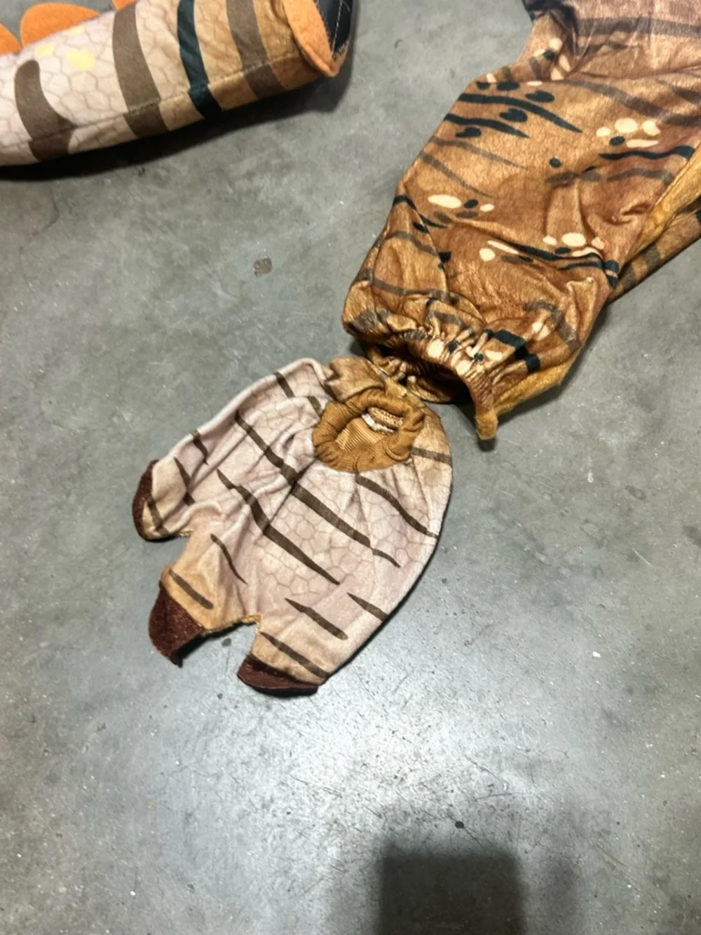 Baby T-Rex Brown Dinosaur Egg Halloween Costume with Tail | Size 6-12 mos